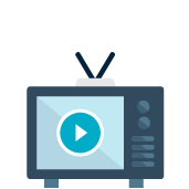 Old fashioned TV set