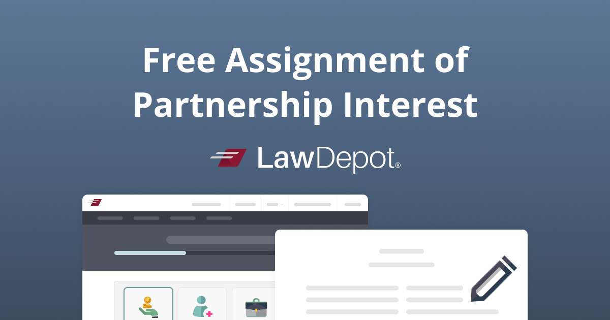 Assignment of Partnership Interest (US) Form | LawDepot